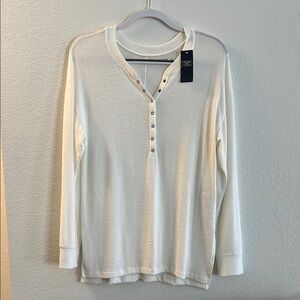 White Long Sleeve Top
